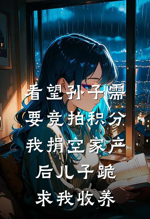 看望孙子需要竞拍积分，我捐空家产后儿子跪求我收养(廷钧秀华)最新好看小说_最新章节列表看望孙子需要竞拍积分，我捐空家产后儿子跪求我收养(廷钧秀华)